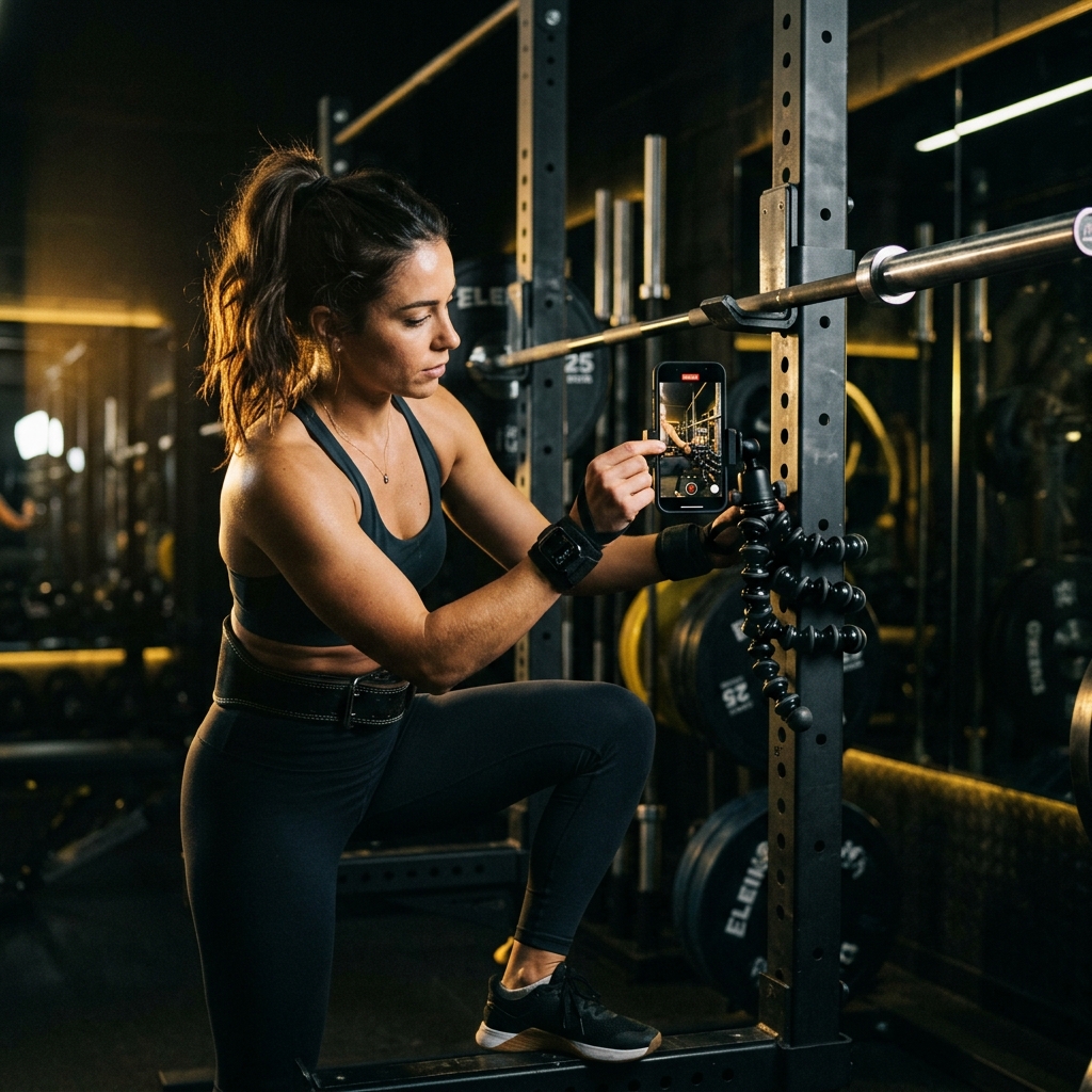 Cómo grabar tus ejercicios en el gym sin morir en el intento