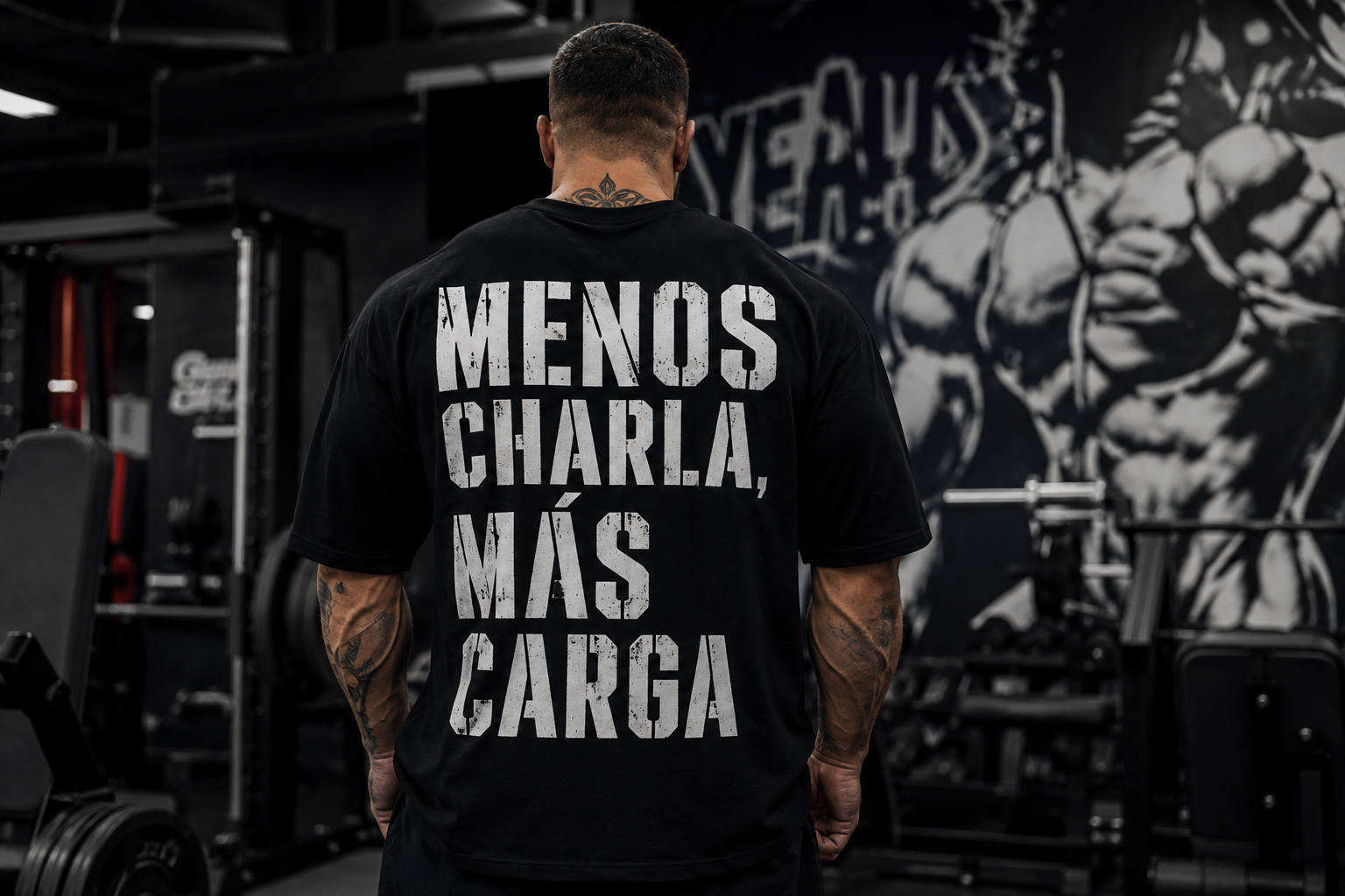 Polera "Menos Charla, Más Carga"